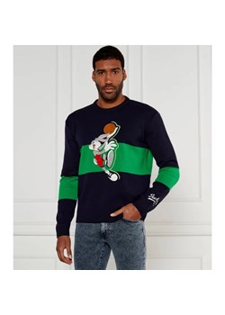 Iceberg Sweter Iceberg 50th Anniversary | Regular Fit | z dodatkiem wełny ze sklepu Gomez Fashion Store w kategorii Swetry męskie - zdjęcie 184341857