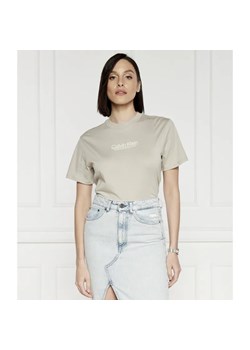 Calvin Klein T-shirt COORDINATES | Regular Fit ze sklepu Gomez Fashion Store w kategorii Bluzki damskie - zdjęcie 184341946