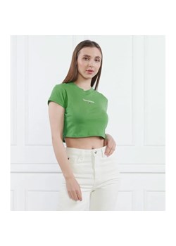Tommy Jeans T-shirt TJW BBY CRP ESSENTIAL LOGO 3 SS | Cropped Fit ze sklepu Gomez Fashion Store w kategorii Bluzki damskie - zdjęcie 184342089