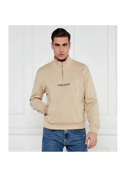 Guess Jeans Bluza HALF ZIP | Regular Fit ze sklepu Gomez Fashion Store w kategorii Bluzy męskie - zdjęcie 184342098