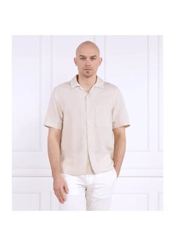 Calvin Klein Lniana koszula CUBAN | Regular Fit ze sklepu Gomez Fashion Store w kategorii Koszule męskie - zdjęcie 184342215