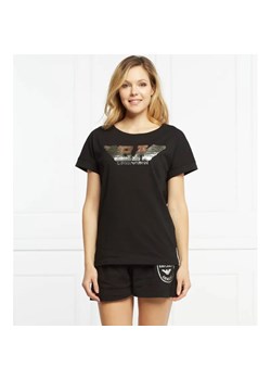 Emporio Armani T-shirt | Regular Fit ze sklepu Gomez Fashion Store w kategorii Bluzki damskie - zdjęcie 184342466