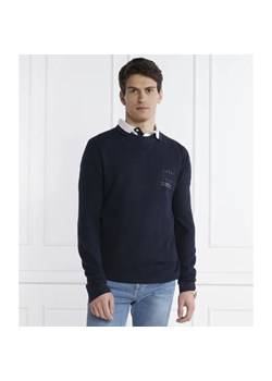 Tommy Jeans Sweter TJM REG STRCT TONAL FLAG | Regular Fit ze sklepu Gomez Fashion Store w kategorii Swetry męskie - zdjęcie 184342469