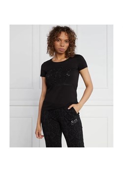 EA7 T-shirt | Regular Fit ze sklepu Gomez Fashion Store w kategorii Bluzki damskie - zdjęcie 184342628