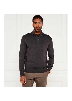 Tommy Hilfiger Sweter ZIP MOCK | Regular Fit | z dodatkiem kaszmiru ze sklepu Gomez Fashion Store w kategorii Swetry męskie - zdjęcie 184342856