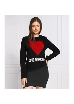 Love Moschino Bluza | Regular Fit ze sklepu Gomez Fashion Store w kategorii Bluzy damskie - zdjęcie 184343047