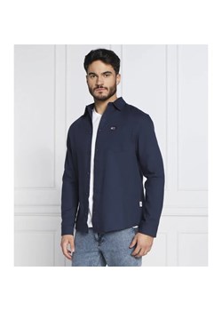 Tommy Jeans Koszula SOLID FLANNEL | Classic fit ze sklepu Gomez Fashion Store w kategorii Koszule męskie - zdjęcie 184343048