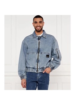 Karl Lagerfeld Jeans Jeansowa kurtka bomber | Loose fit ze sklepu Gomez Fashion Store w kategorii Kurtki męskie - zdjęcie 184343547
