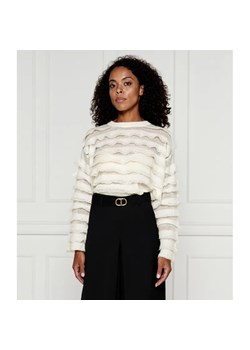 TWINSET Sweter | Loose fit | z dodatkiem wełny ze sklepu Gomez Fashion Store w kategorii Swetry damskie - zdjęcie 184343557