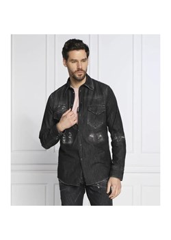 Dsquared2 Koszula | Regular Fit | denim ze sklepu Gomez Fashion Store w kategorii Koszule męskie - zdjęcie 184343805