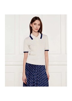 Marc Cain Jedwabny sweter | Casual fit | z dodatkiem kaszmiru ze sklepu Gomez Fashion Store w kategorii Swetry damskie - zdjęcie 184343819