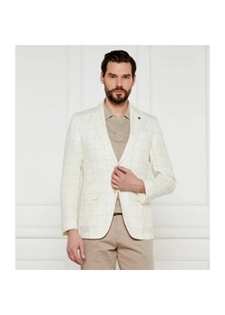 BOSS BLACK Lniana marynarka H-Hutson-233 | Slim Fit | z dodatkiem wełny ze sklepu Gomez Fashion Store w kategorii Marynarki męskie - zdjęcie 184343856