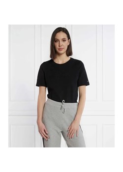 Tommy Hilfiger T-shirt REG BRUSHED CTN NY C-NK SS | Regular Fit ze sklepu Gomez Fashion Store w kategorii Bluzki damskie - zdjęcie 184343999