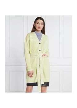 Karl Lagerfeld Kardigan | Regular Fit | z dodatkiem wełny - id: 1506724 - marki Karl Lagerfeld - 184344059 Karl Lagerfeld Kardigan | Regular Fit | z dodatkiem wełny ze sklepu Gomez Fashion Store w kategorii Swetry damskie - zdjęcie 184344059