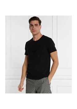 Emporio Armani T-shirt | Regular Fit | z dodatkiem lnu ze sklepu Gomez Fashion Store w kategorii T-shirty męskie - zdjęcie 184344066