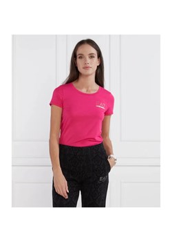 EA7 T-shirt | Slim Fit ze sklepu Gomez Fashion Store w kategorii Bluzki damskie - zdjęcie 184344069