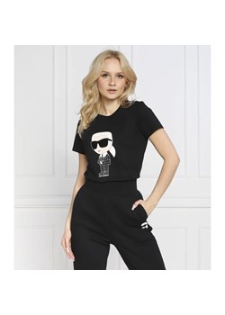Karl Lagerfeld T-shirt ikonik 2.0 | Regular Fit ze sklepu Gomez Fashion Store w kategorii Bluzki damskie - zdjęcie 184344407