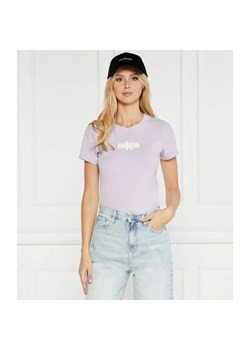 Calvin Klein Jeans T-shirt FADED | Slim Fit ze sklepu Gomez Fashion Store w kategorii Bluzki damskie - zdjęcie 184344579