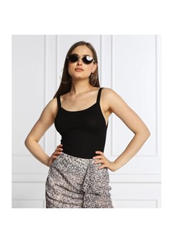 Patrizia Pepe Lniany top | Slim Fit ze sklepu Gomez Fashion Store w kategorii Bluzki damskie - zdjęcie 184344696