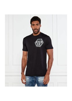 Philipp Plein T-shirt Hexagon | Regular Fit ze sklepu Gomez Fashion Store w kategorii T-shirty męskie - zdjęcie 184344799