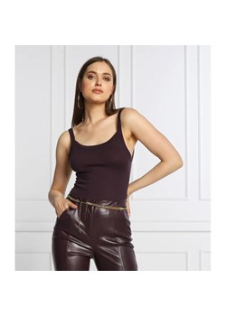 Patrizia Pepe Lniany top | Slim Fit ze sklepu Gomez Fashion Store w kategorii Bluzki damskie - zdjęcie 184344816