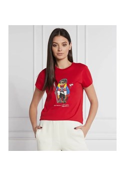 POLO RALPH LAUREN T-shirt | Slim Fit ze sklepu Gomez Fashion Store w kategorii Bluzki damskie - zdjęcie 184344908