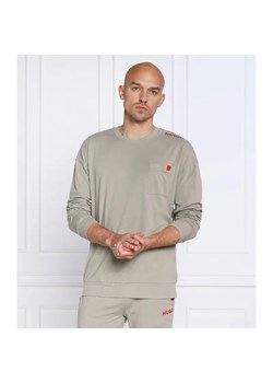 Hugo Bodywear Longsleeve Labelled SWEATSHIRT | Regular Fit ze sklepu Gomez Fashion Store w kategorii T-shirty męskie - zdjęcie 184345178