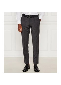 HUGO Wełniane spodnie HestenM204X | Extra slim fit ze sklepu Gomez Fashion Store w kategorii Spodnie męskie - zdjęcie 184345245