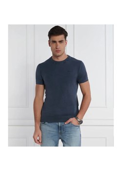 GUESS T-shirt | Regular Fit | z dodatkiem jedwabiu ze sklepu Gomez Fashion Store w kategorii T-shirty męskie - zdjęcie 184345265
