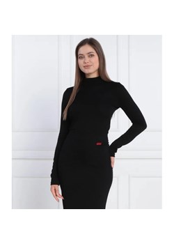 HUGO Bluzka Dartemis | Slim Fit ze sklepu Gomez Fashion Store w kategorii Bluzki damskie - zdjęcie 184345266