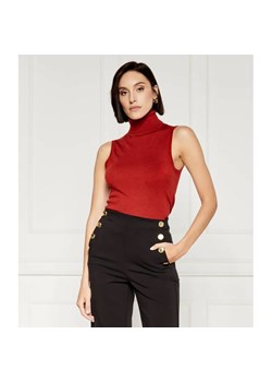 Tommy Hilfiger Wełniany top MERINO | Slim Fit ze sklepu Gomez Fashion Store w kategorii Bluzki damskie - zdjęcie 184345666
