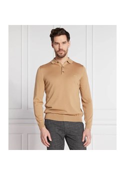 BOSS BLACK Wełniane polo | Regular Fit ze sklepu Gomez Fashion Store w kategorii T-shirty męskie - zdjęcie 184345769