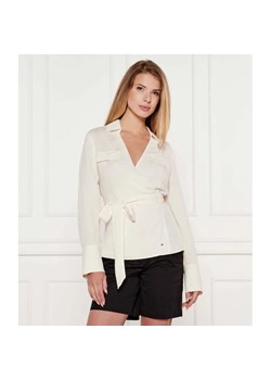 Tommy Hilfiger Lniana bluzka | Regular Fit ze sklepu Gomez Fashion Store w kategorii Bluzki damskie - zdjęcie 184345826