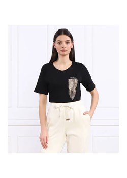Liu Jo Sport T-shirt | Regular Fit ze sklepu Gomez Fashion Store w kategorii Bluzki damskie - zdjęcie 184345956