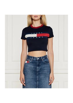 Tommy Jeans T-shirt | Cropped Fit ze sklepu Gomez Fashion Store w kategorii Bluzki damskie - zdjęcie 184346049