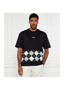HUGO T-shirt Dulapo | Oversize fit ze sklepu Gomez Fashion Store w kategorii T-shirty męskie - zdjęcie 184346078