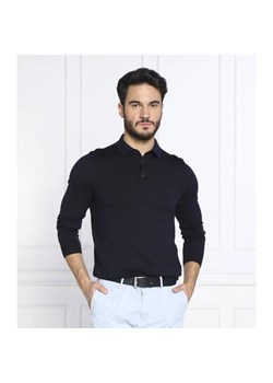 BOSS BLACK Wełniane polo | Regular Fit ze sklepu Gomez Fashion Store w kategorii T-shirty męskie - zdjęcie 184346125