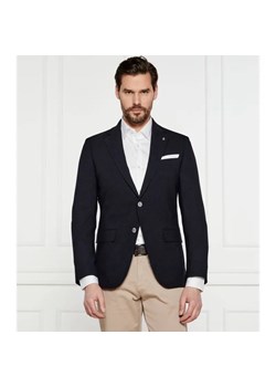 BOSS BLACK Marynarka z poszetką H-Hutson-233 | Slim Fit | z dodatkiem wełny ze sklepu Gomez Fashion Store w kategorii Marynarki męskie - zdjęcie 184346205