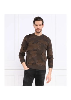HUGO Sweter Scubo | Regular Fit | z dodatkiem wełny ze sklepu Gomez Fashion Store w kategorii Swetry męskie - zdjęcie 184346368