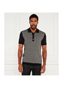 Balmain Wełniane polo | Slim Fit | z dodatkiem lnu ze sklepu Gomez Fashion Store w kategorii T-shirty męskie - zdjęcie 184346725
