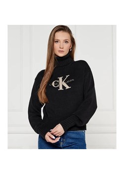 Calvin Klein Jeans Golf CHENILLE | Regular Fit ze sklepu Gomez Fashion Store w kategorii Swetry damskie - zdjęcie 184346975