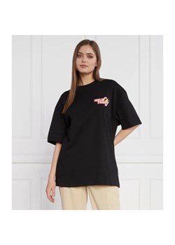 HUGO T-shirt Drisela | Oversize fit ze sklepu Gomez Fashion Store w kategorii Bluzki damskie - zdjęcie 184346989