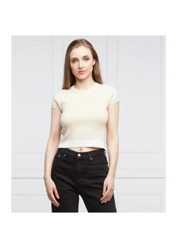 Calvin Klein Jeans T-shirt | Slim Fit ze sklepu Gomez Fashion Store w kategorii Bluzki damskie - zdjęcie 184347039