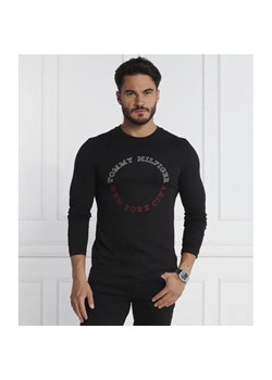 Tommy Hilfiger Longsleeve MONOTYPE ROUNDLE | Slim Fit ze sklepu Gomez Fashion Store w kategorii T-shirty męskie - zdjęcie 184347719