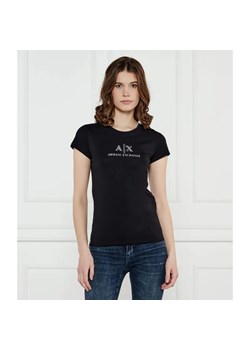 Armani Exchange T-shirt | Slim Fit ze sklepu Gomez Fashion Store w kategorii Bluzki damskie - zdjęcie 184347767