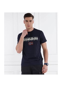 Napapijri T-shirt s-ayas | Regular Fit ze sklepu Gomez Fashion Store w kategorii T-shirty męskie - zdjęcie 184347839