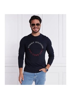 Tommy Hilfiger Longsleeve MONOTYPE ROUNDLE | Slim Fit ze sklepu Gomez Fashion Store w kategorii T-shirty męskie - zdjęcie 184347898
