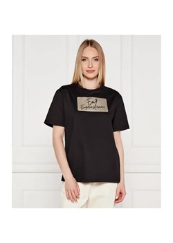 EA7 T-shirt | Regular Fit ze sklepu Gomez Fashion Store w kategorii Bluzki damskie - zdjęcie 184347986