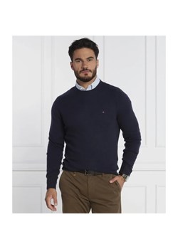 Tommy Hilfiger Wełniany sweter MULTI HTR MERINO CREW NECK | Regular Fit ze sklepu Gomez Fashion Store w kategorii Swetry męskie - zdjęcie 184348008