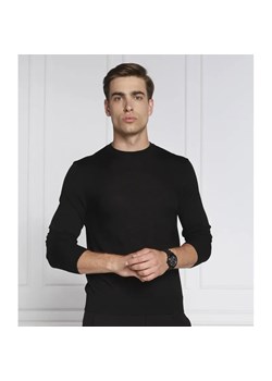 Emporio Armani Wełniany sweter | Slim Fit ze sklepu Gomez Fashion Store w kategorii Swetry męskie - zdjęcie 184348035